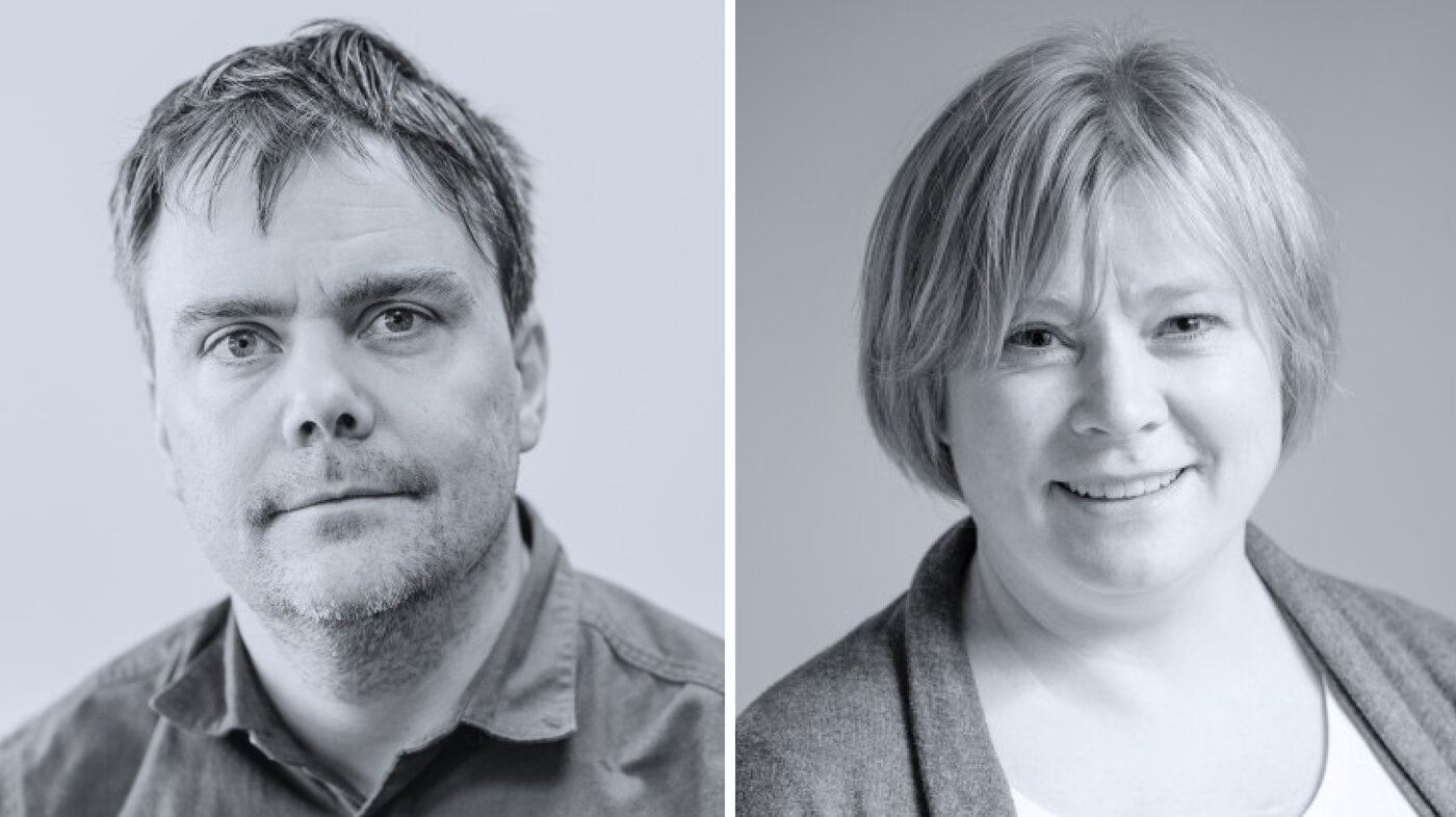 Bildet viser portretter av innleggsforfatter Stian Bragtvedt og Ragnhild Homen Waldahl