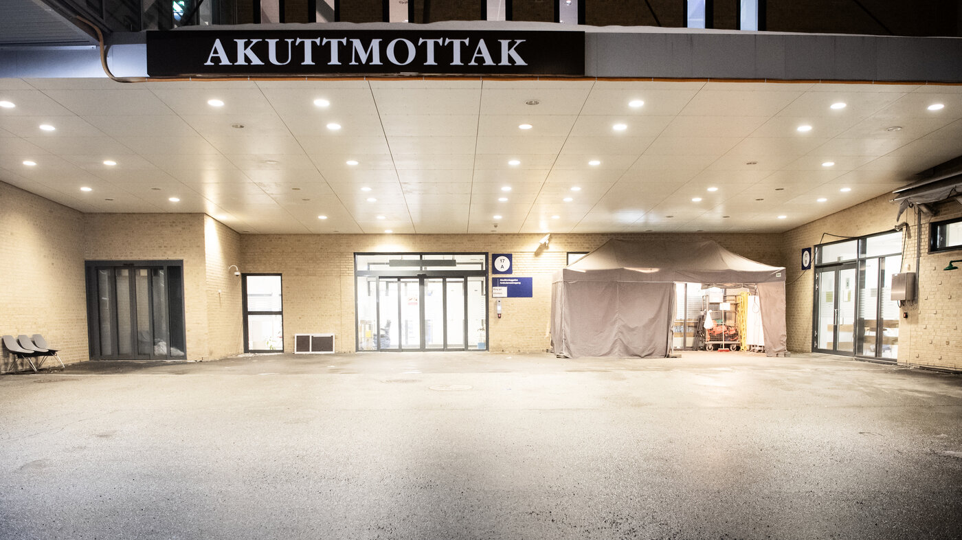 Bildet viser akuttmottaket på Ullevål sykehus