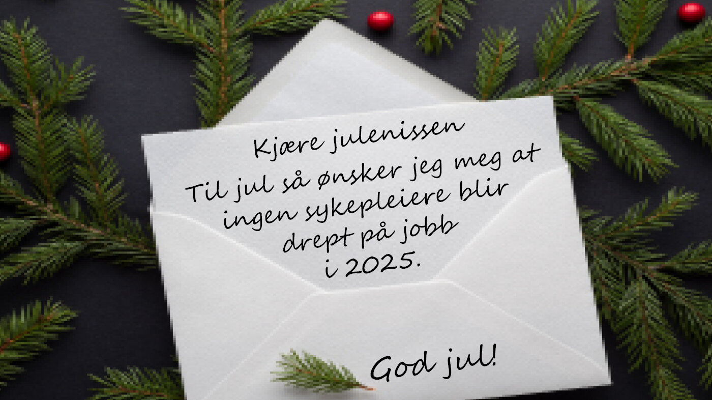 En ønskeliste Bildet viser en ønskeliste