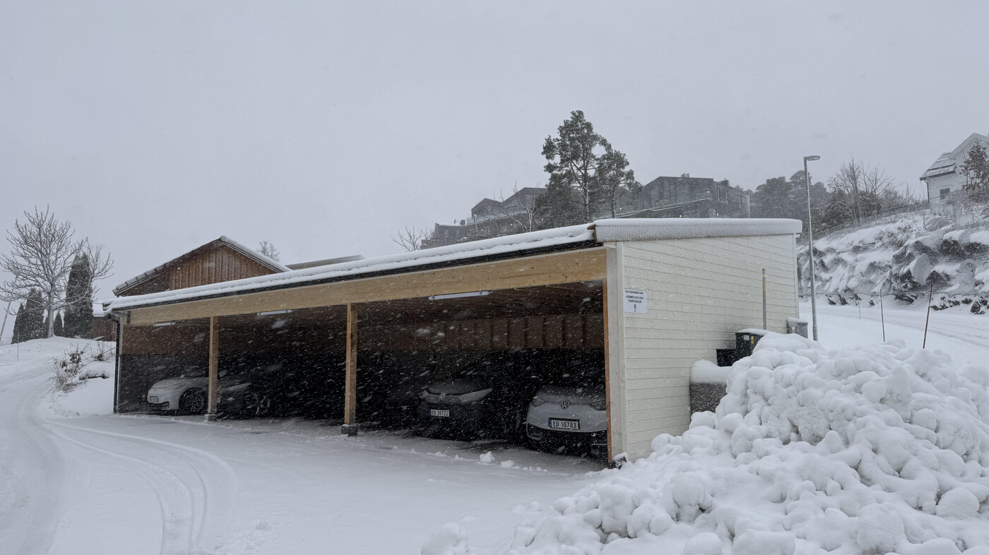 bilde av carporten til hjemmesykepleierne