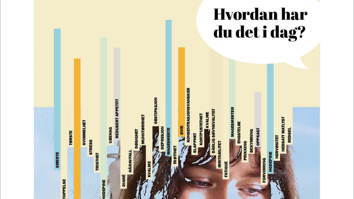 Bilet viser forsiden til Sykepleiens temautgave Symptomer.