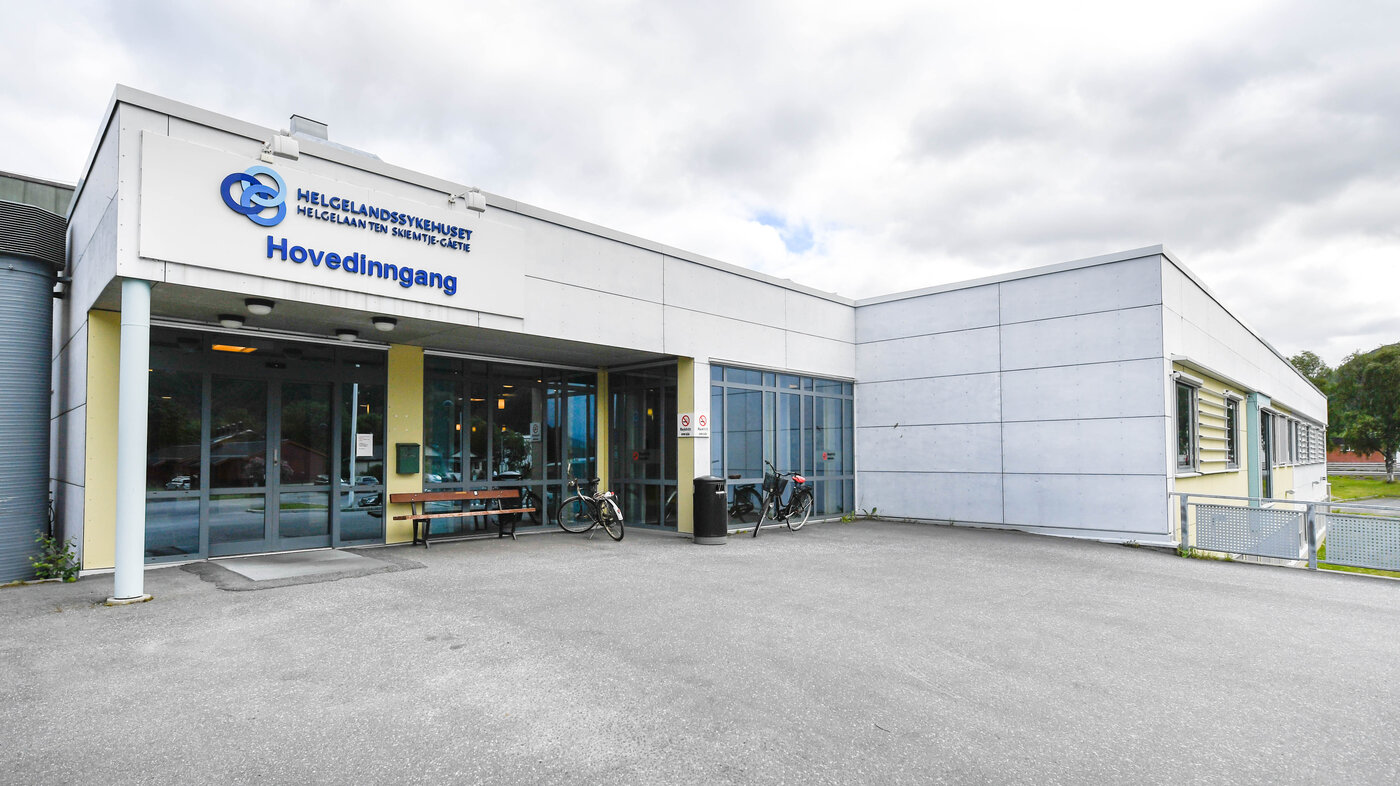 Mosjøen sykehus bildet viser Mosjøen sykehus