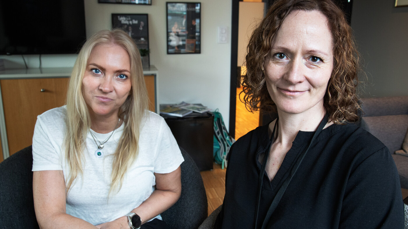 Bildet viser Lill Sverresdatter Larsen og Gro Lillebø