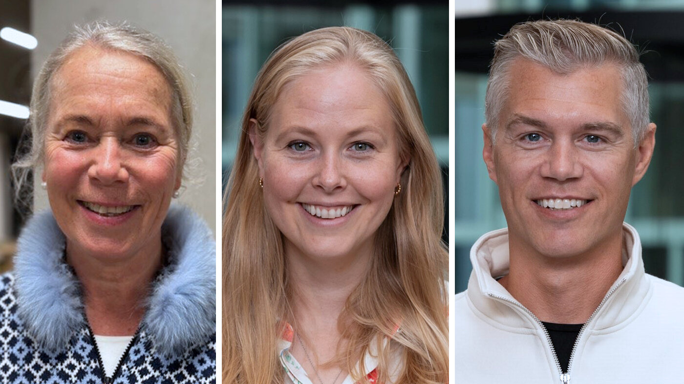 Bildet viser portretter av alle tre innleggsforfatterne