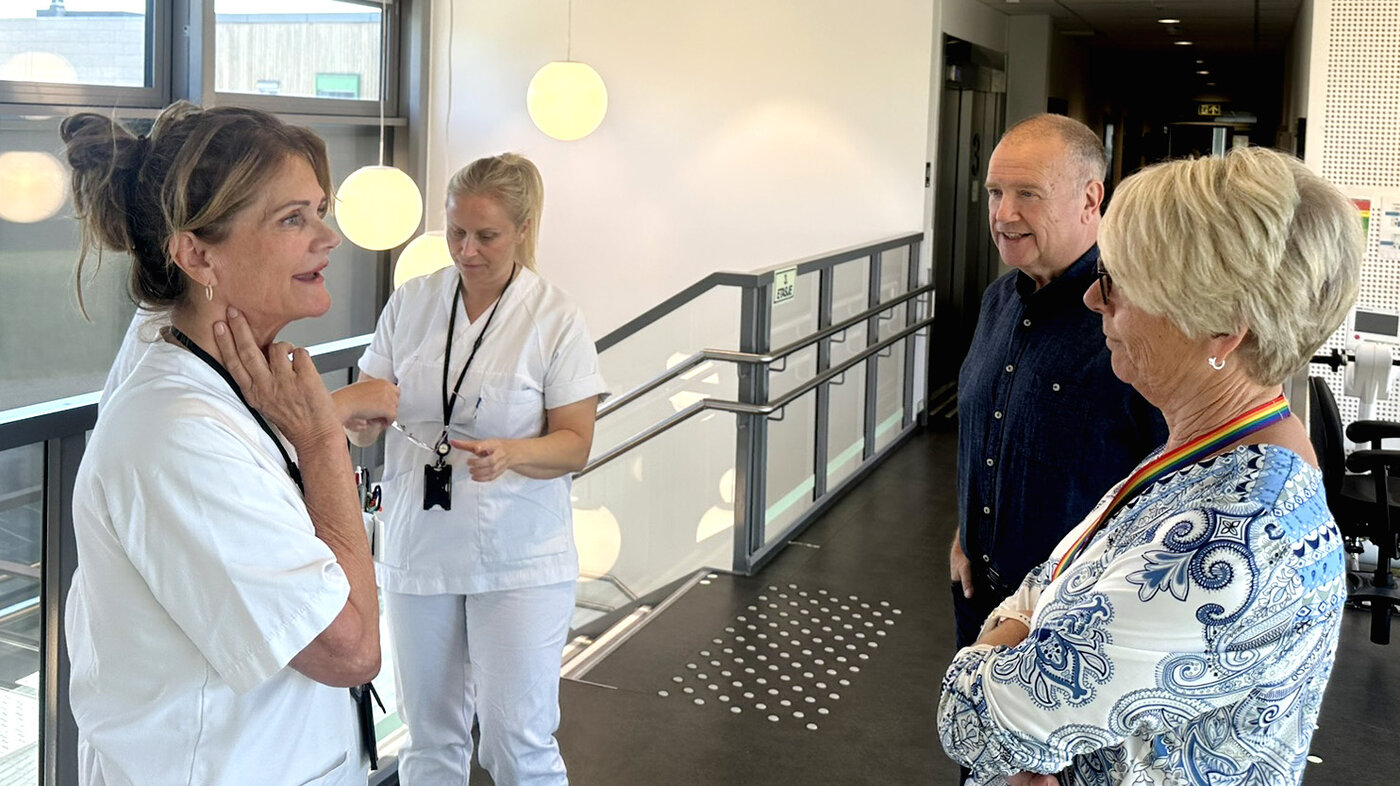 Bilde av sykepleierne og sykehjemsetatens ledere