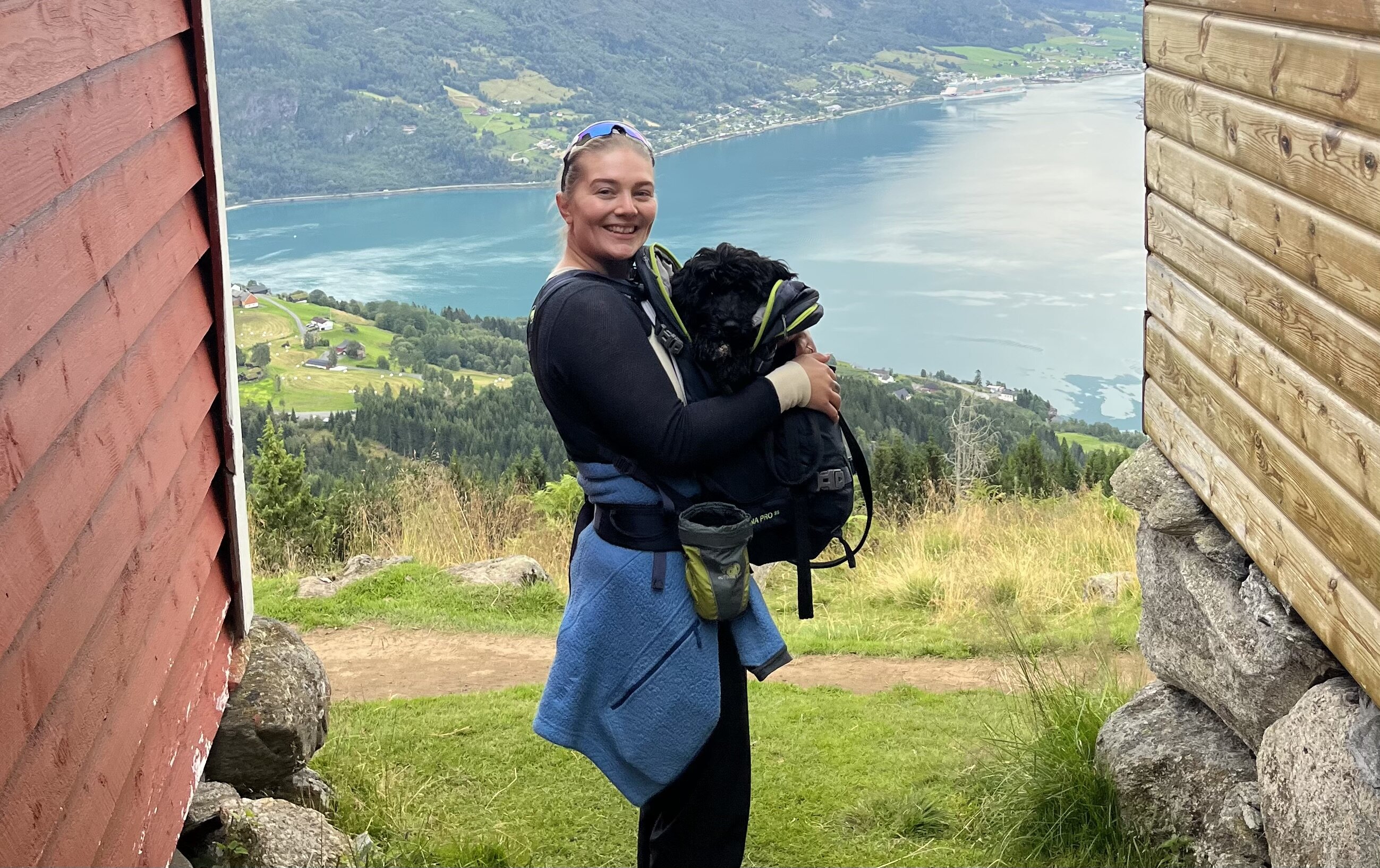 Signe med hunden Krokus