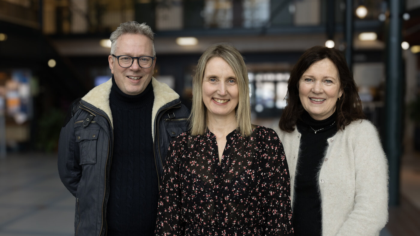 de tre forskerne bak studien bildet viser de tre forskerne bak studien