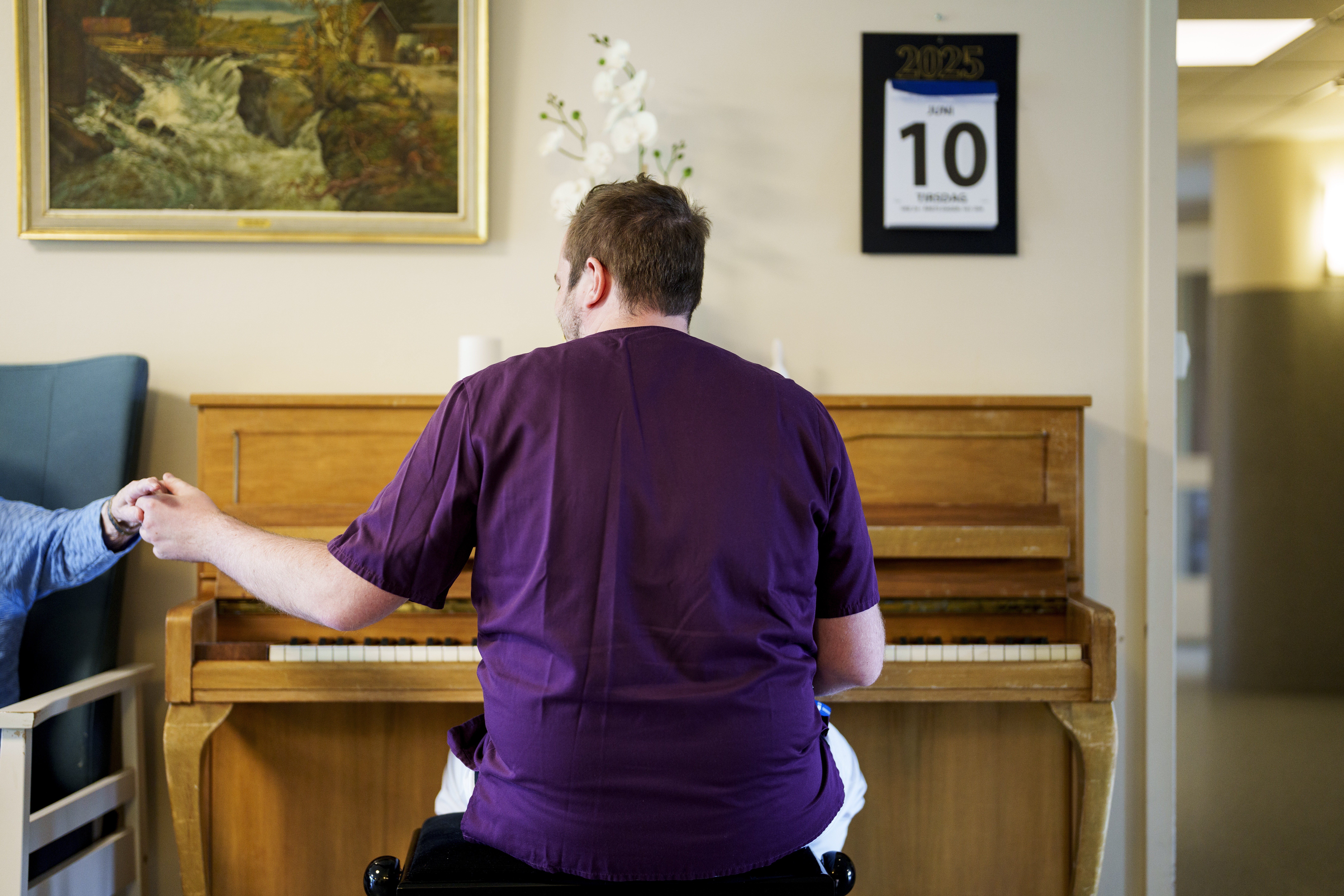 Pianospill på sykehjem Pianospill på sykehjem