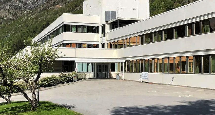 bilde av lærdal sykehus