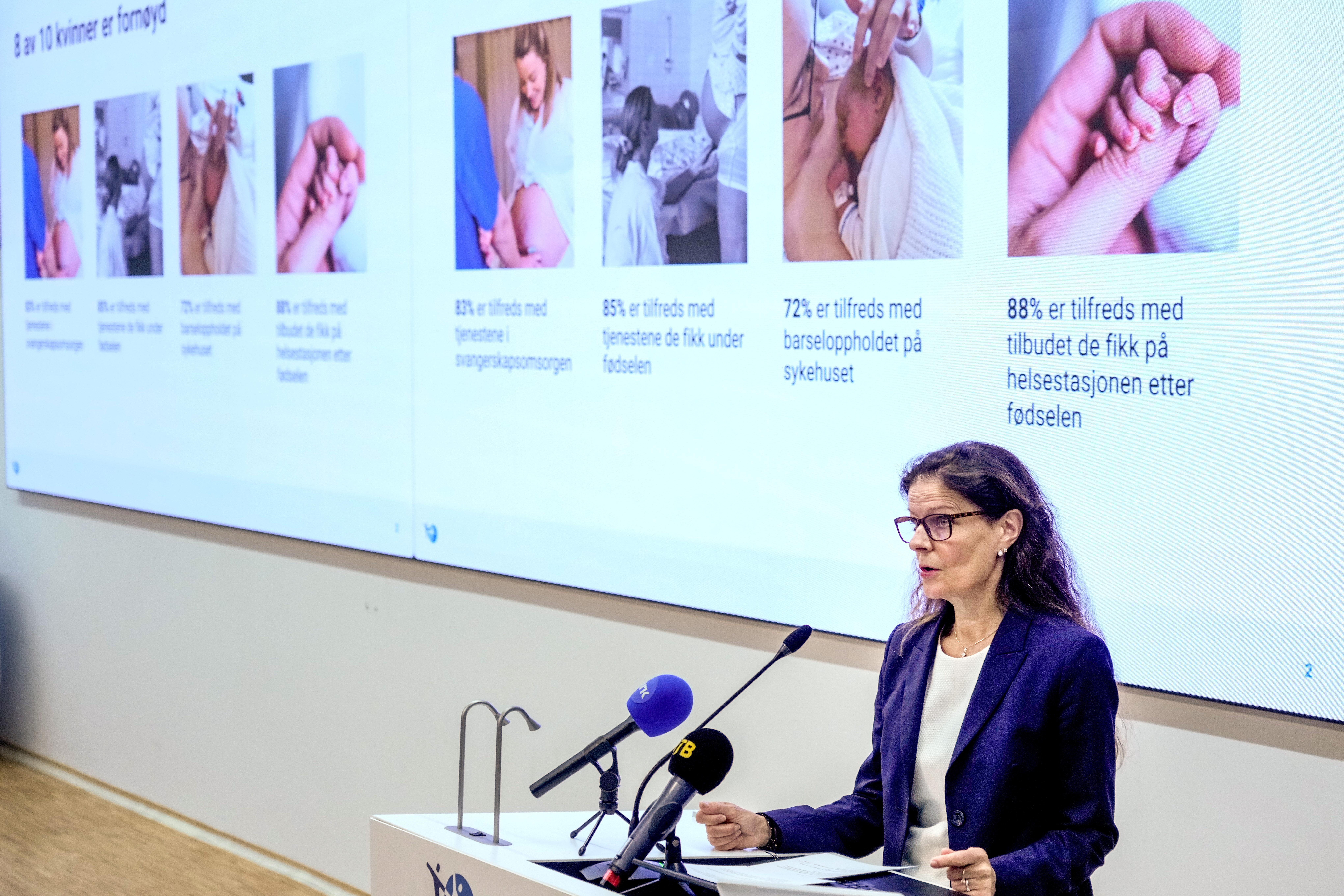 Bildet vise helsedirektør Cathrine M. Lofthus