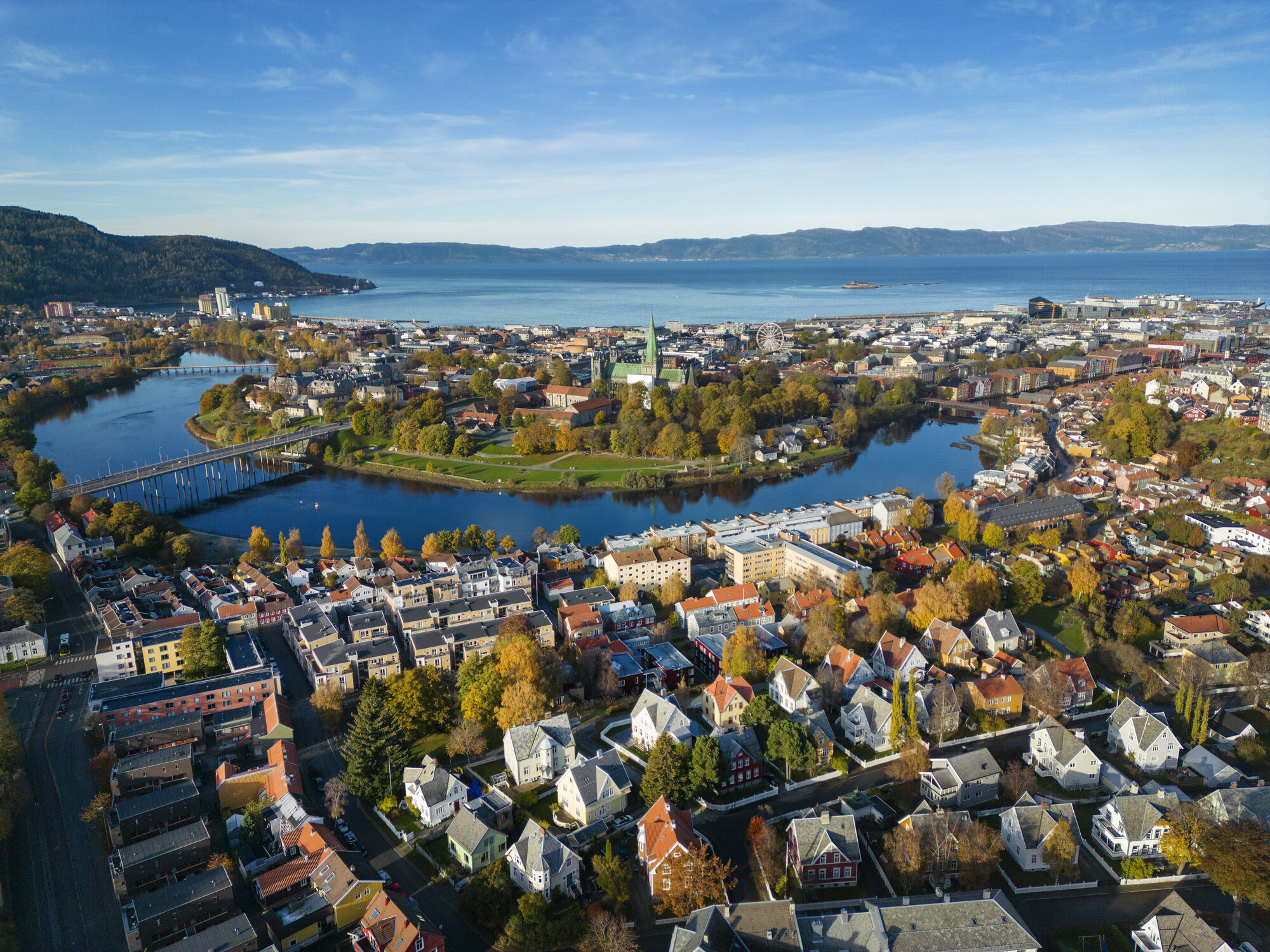 Oversiktsbilde av Trondheim kommune