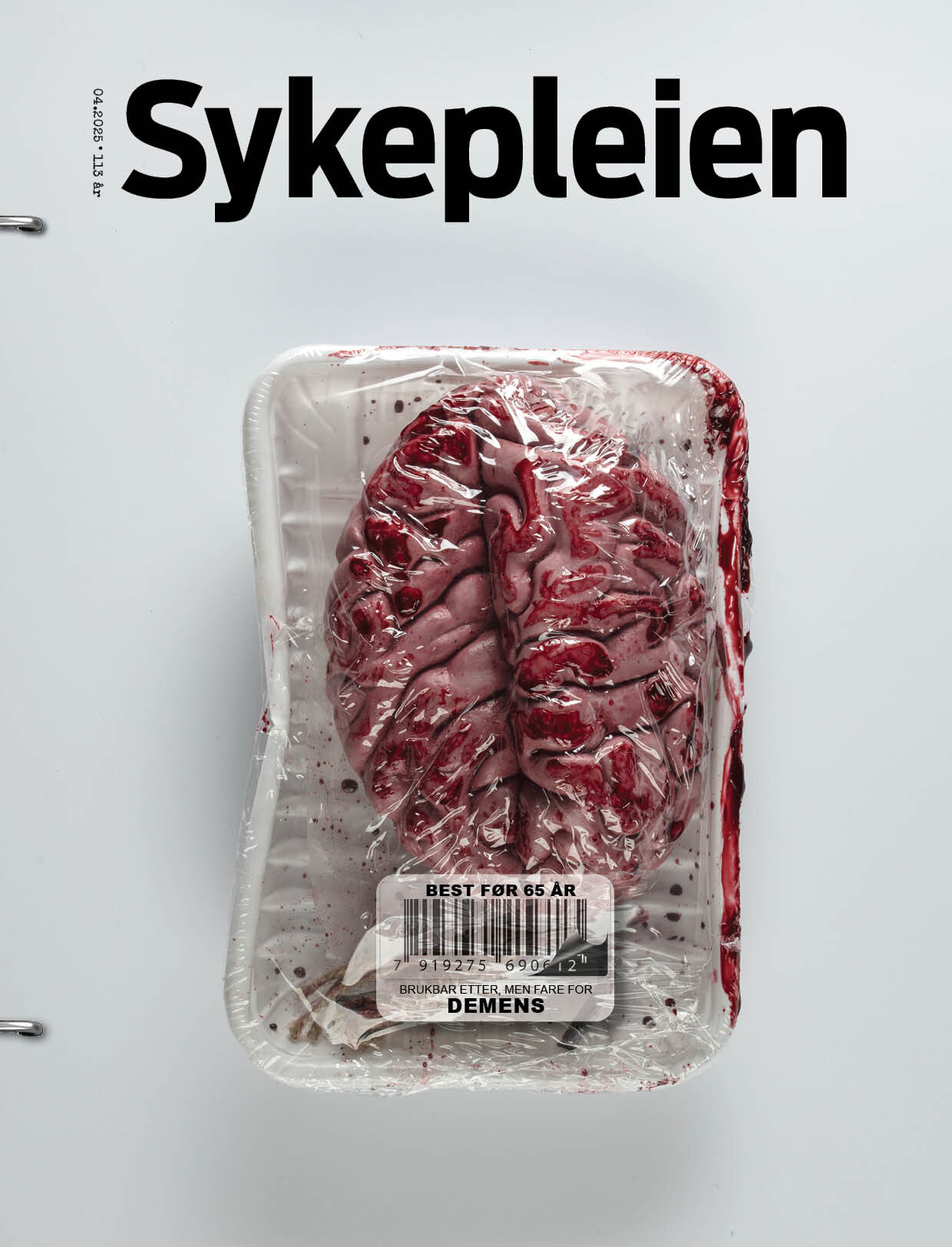 Bildet viser forsiden til temablad om demens