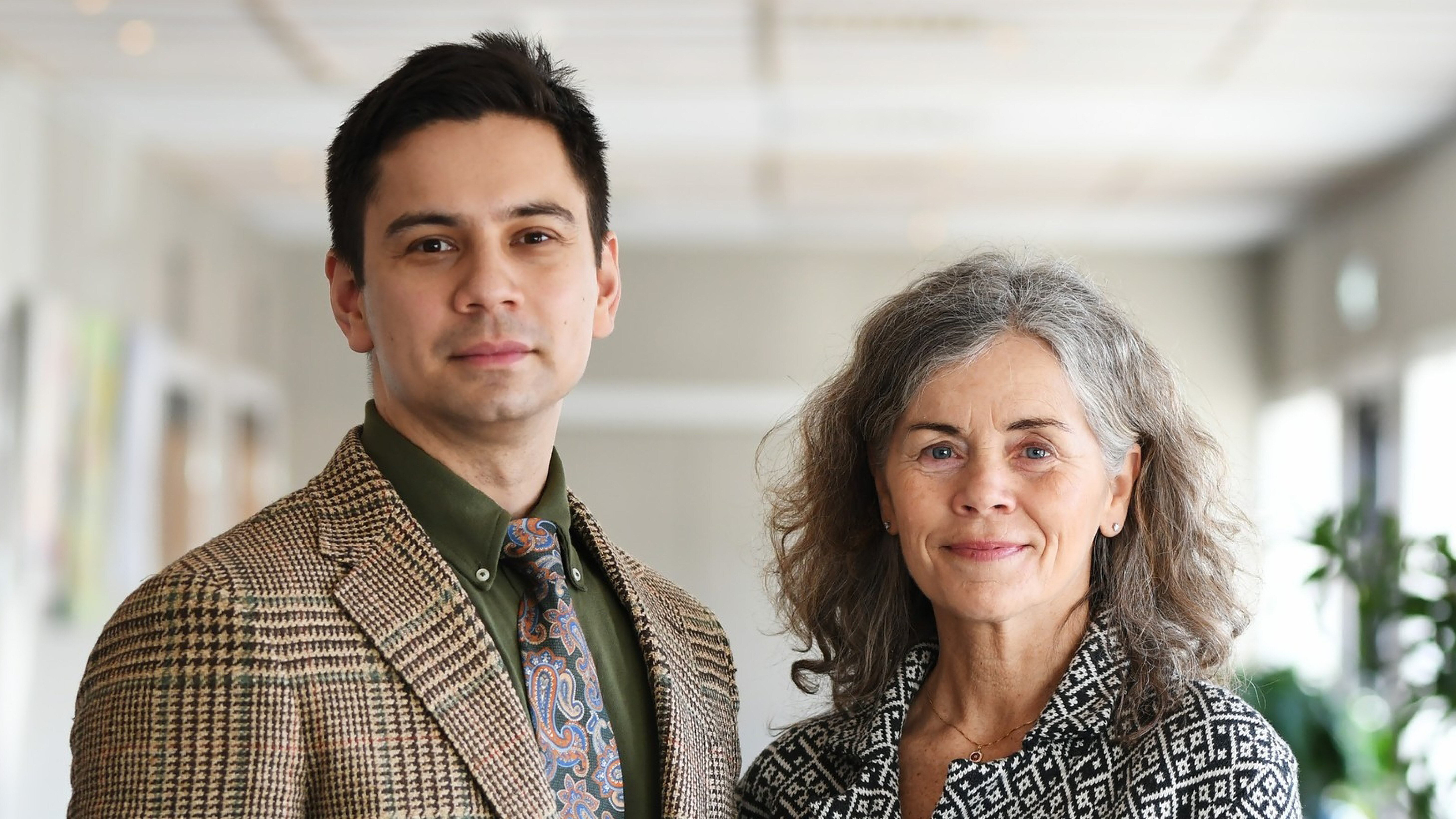 Bildet viser innleggsforfatterne Dag Werner Larsen og Nina Schirmer Farstad