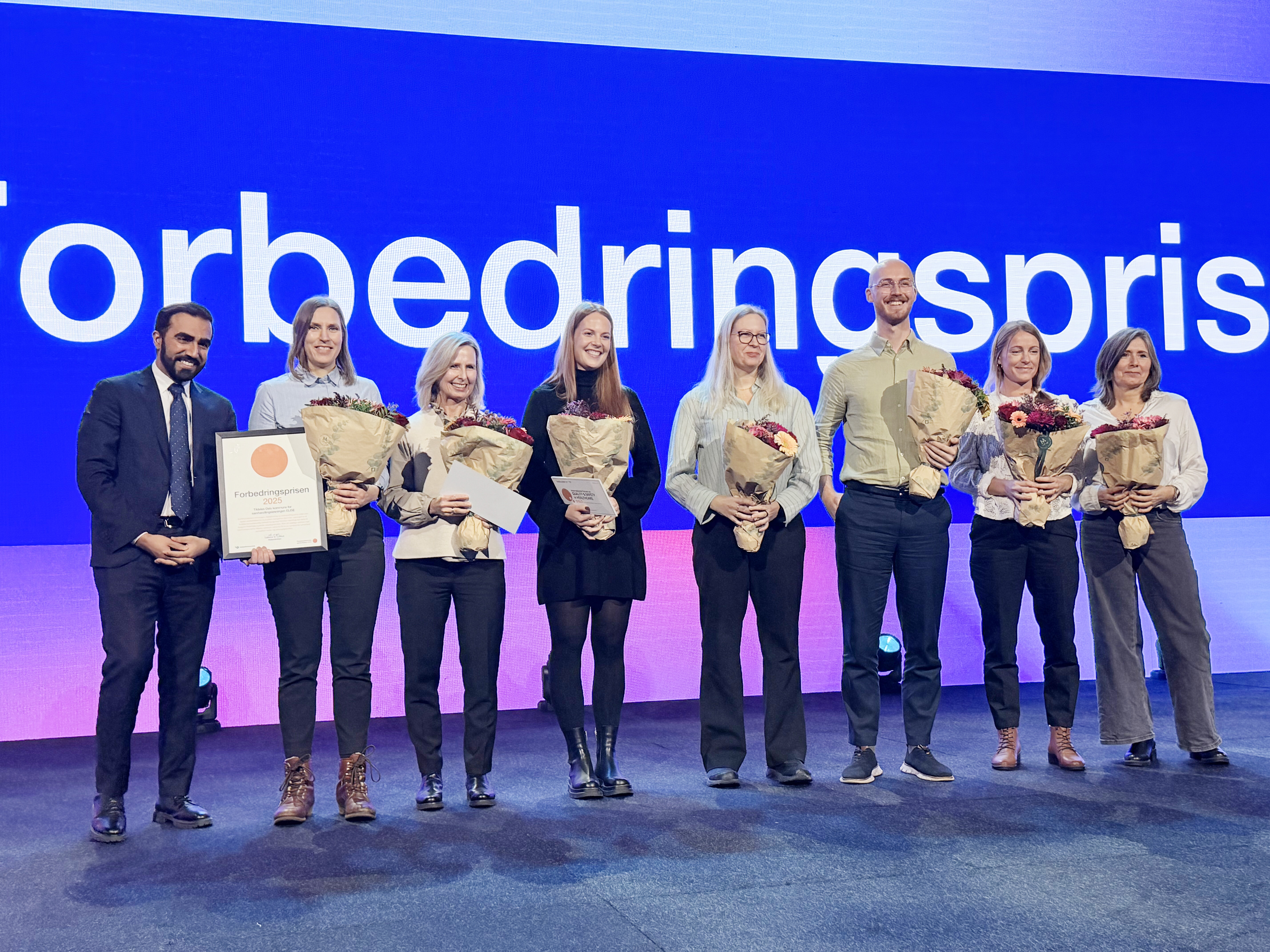 bilde av vinnerene av forbedringsprisen 2025