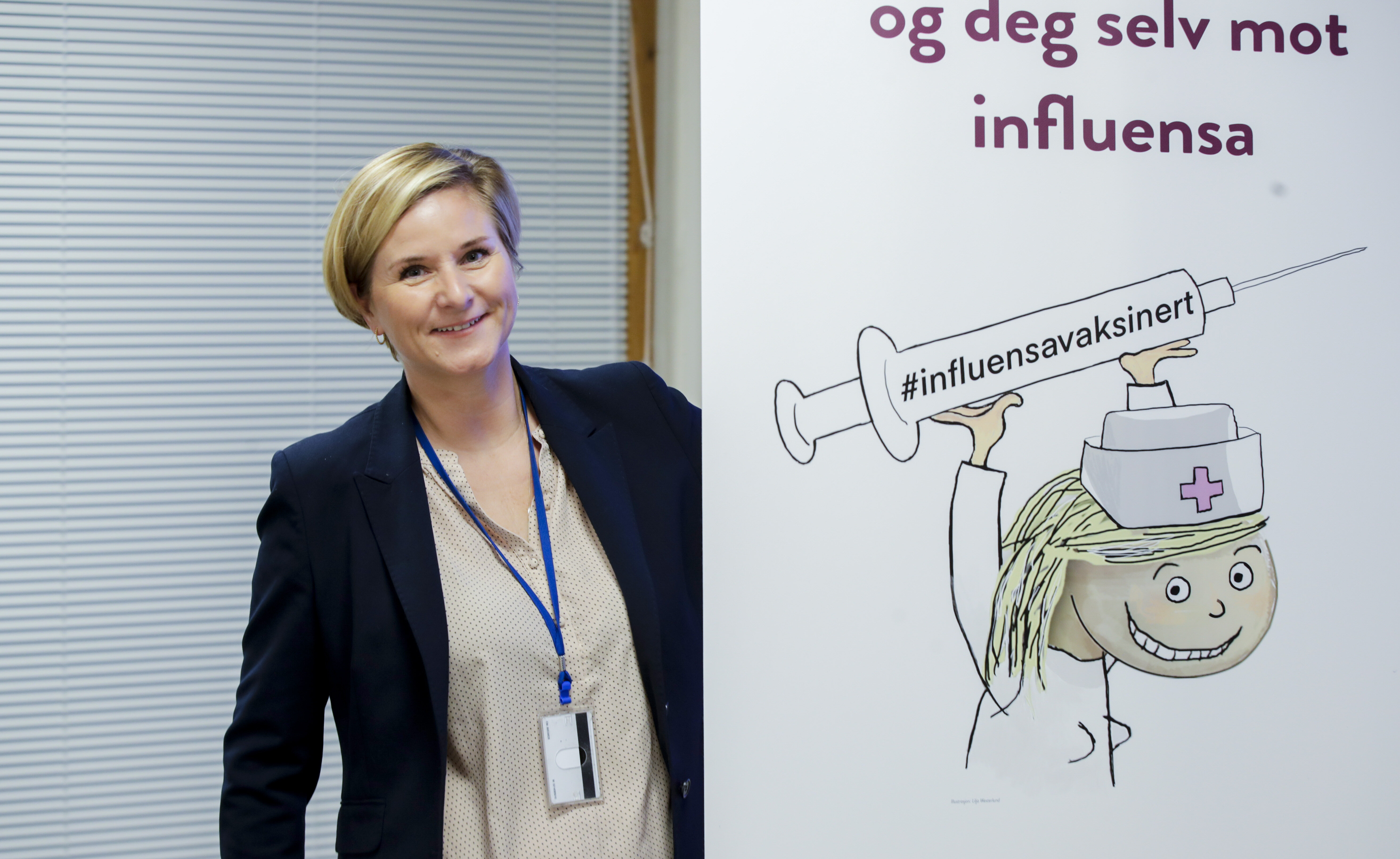 Seksjonssjef Karoline Bragstad i Folkehelseinstituttet. Arkivfoto. Foto: Vidar Ruud / NTB Influensasesong 2025