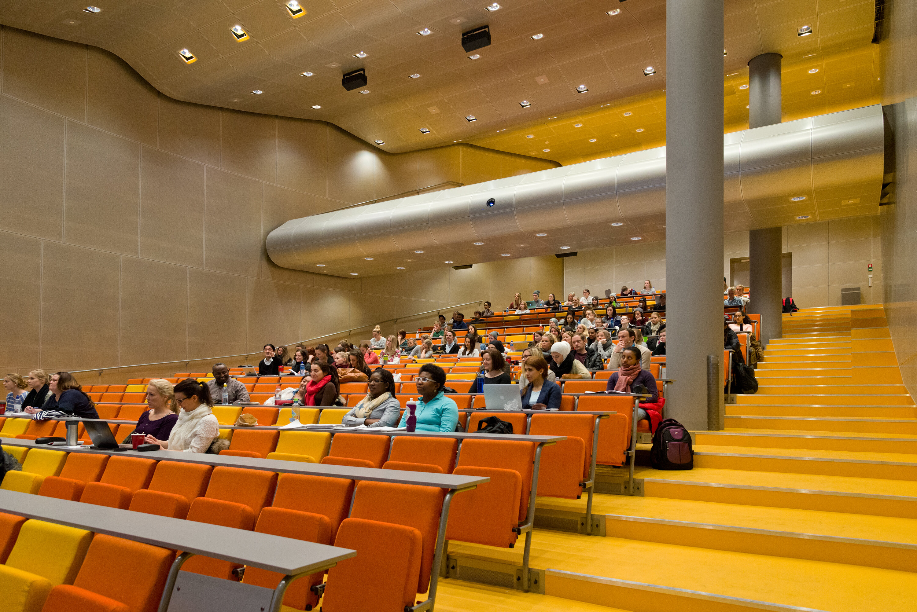 bilde fra oslomets forelesningssal i pilestredet i oslo