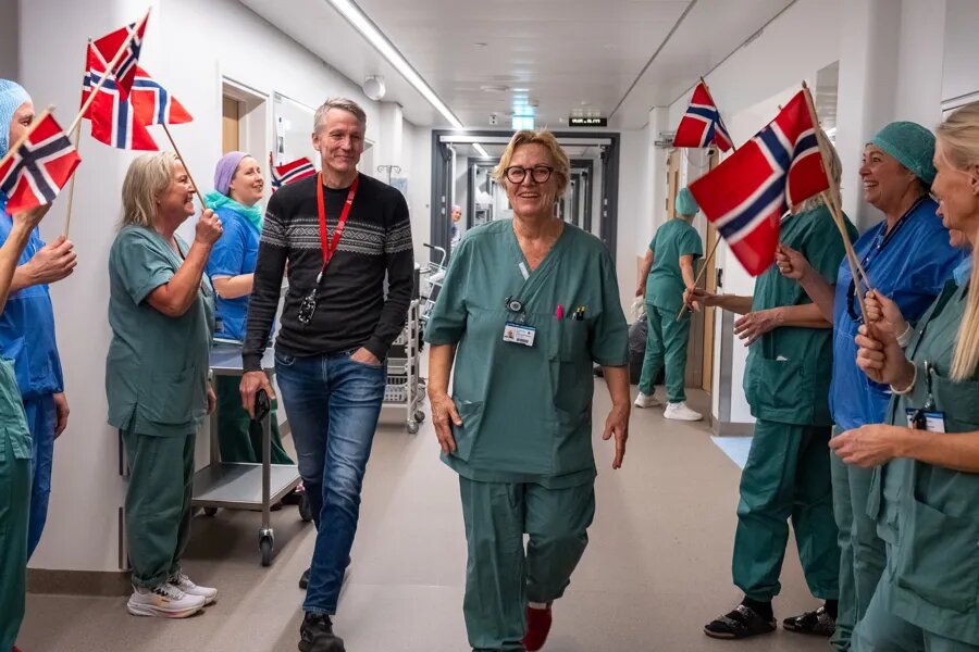 Bildet viser årets sykepleier i Buskerud Bildet viser årets sykepleierleder i Buskerud