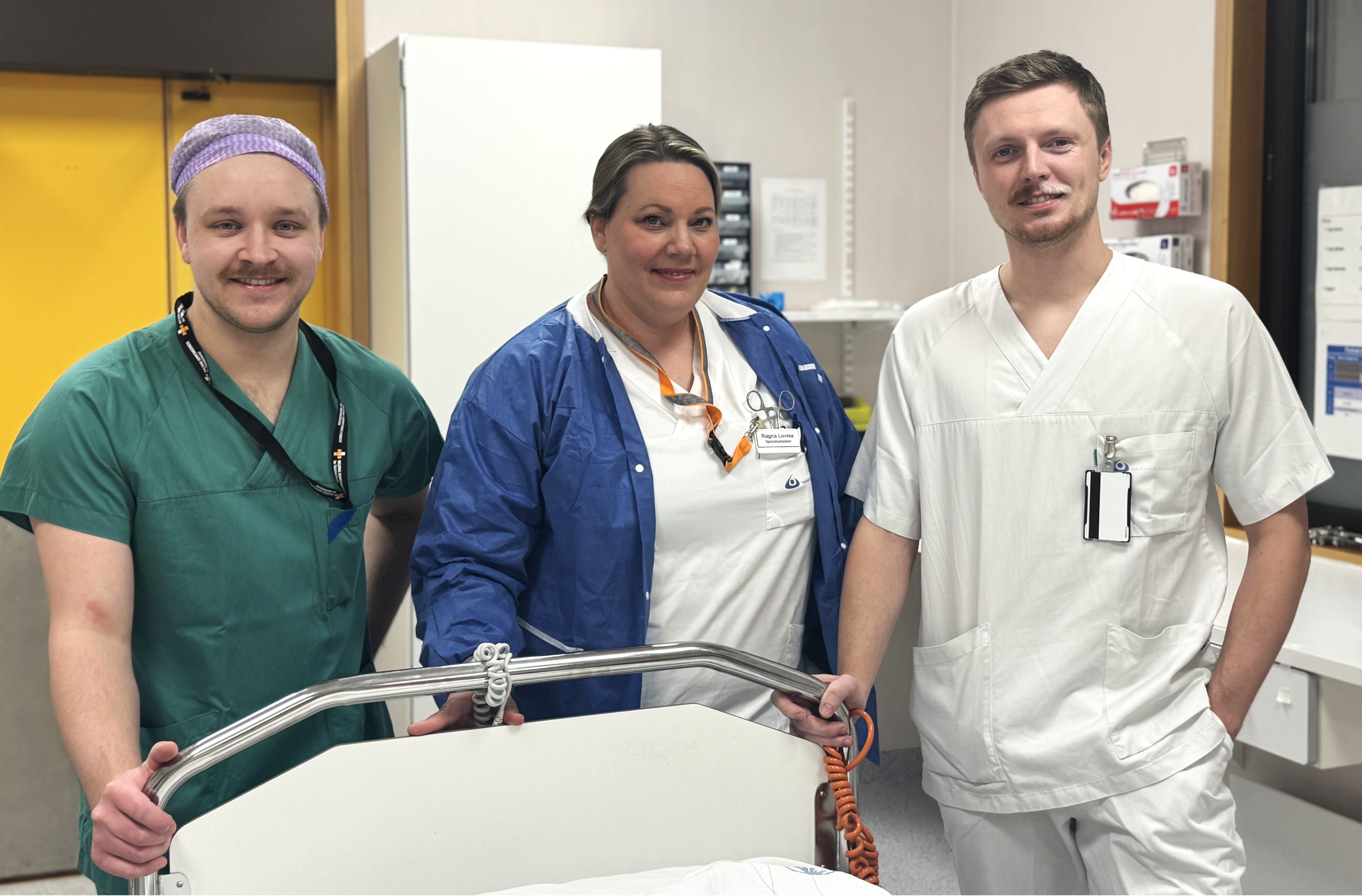 Bildet viser Ole Ulsanden, Ragna Lovise Bjørke og Mikkel Jordbuen.