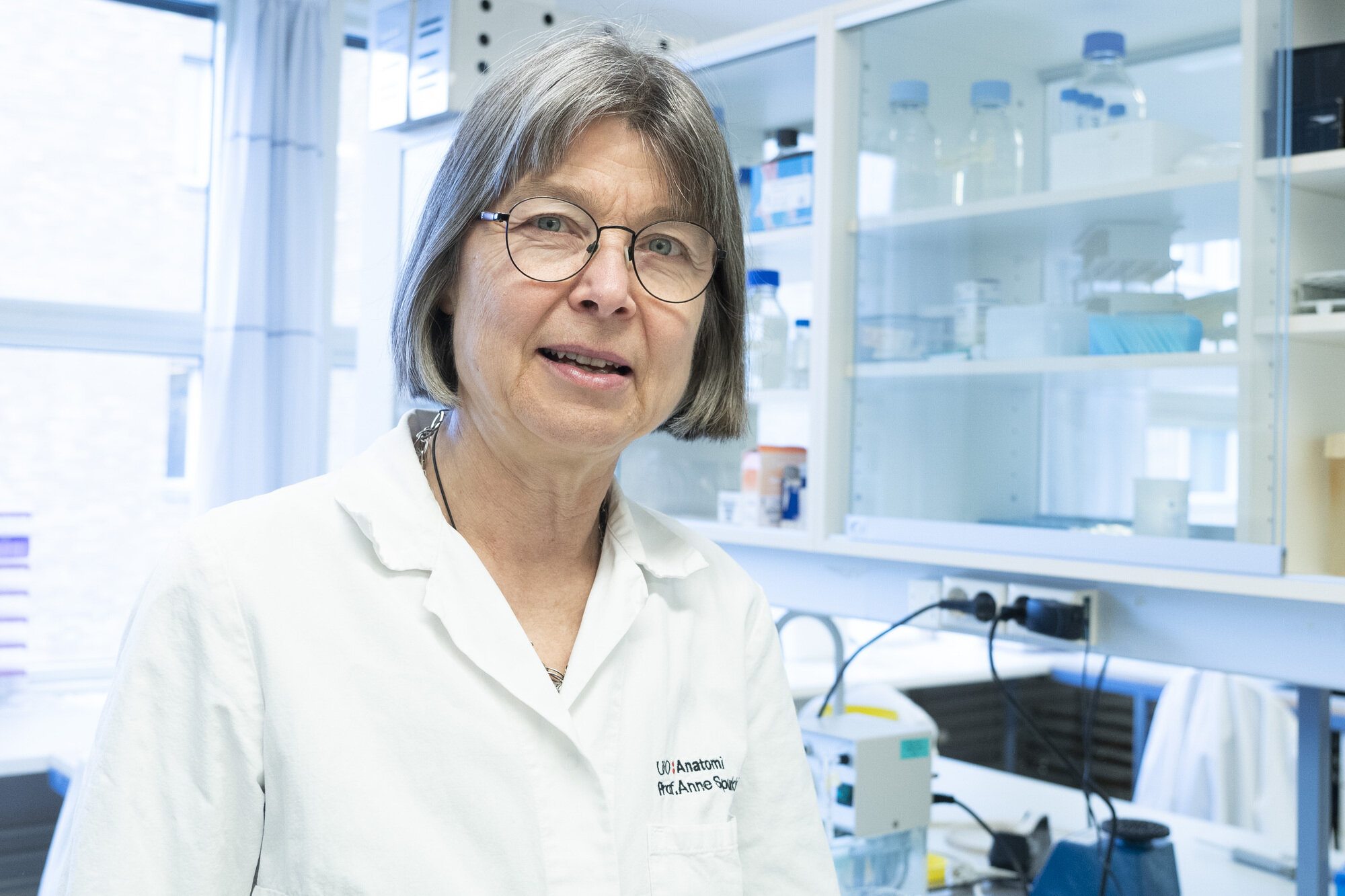 Bildet viser immunolog Anne Spurkland. 