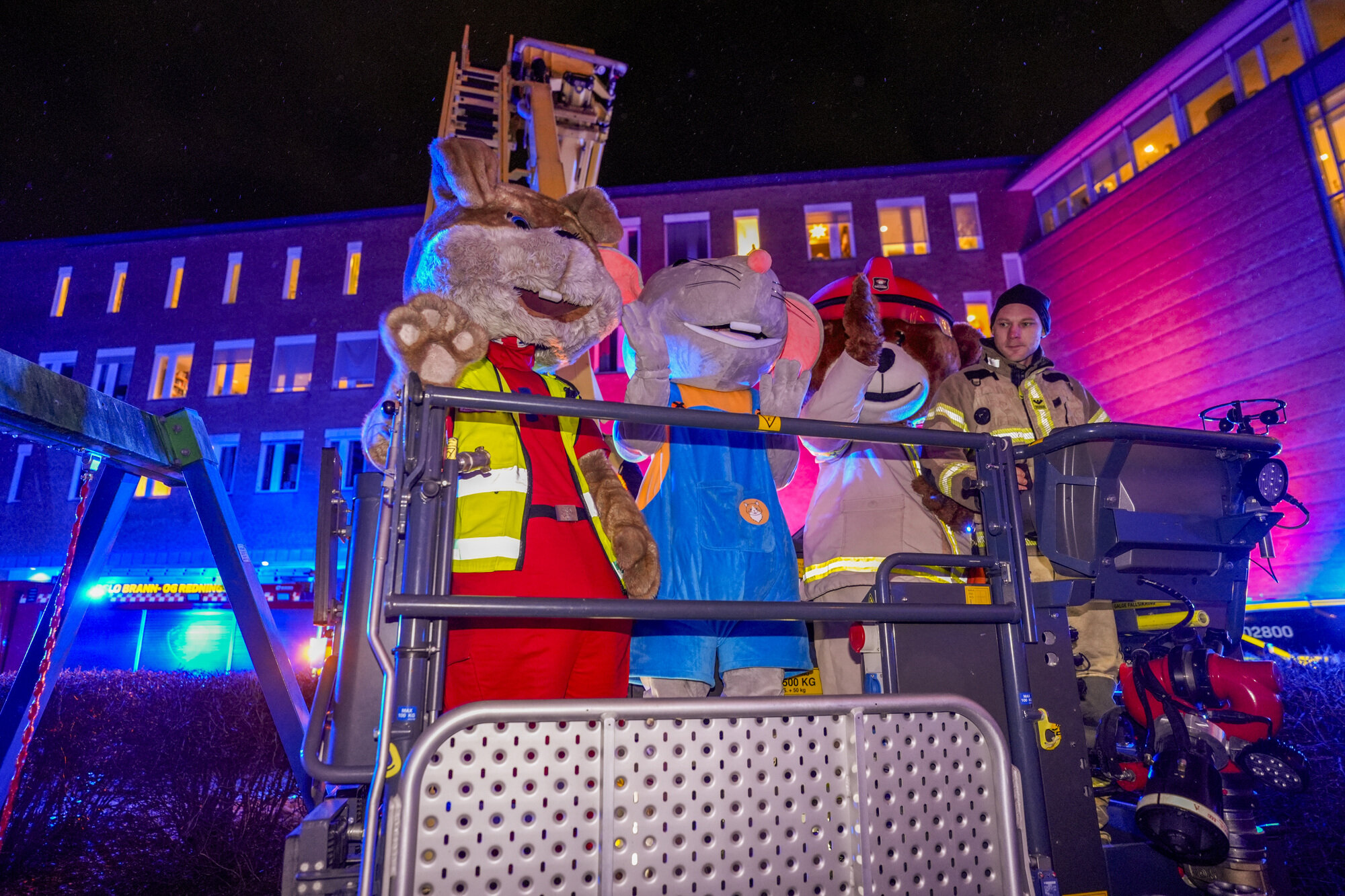 Bilde av brannbamsen Bjørnis