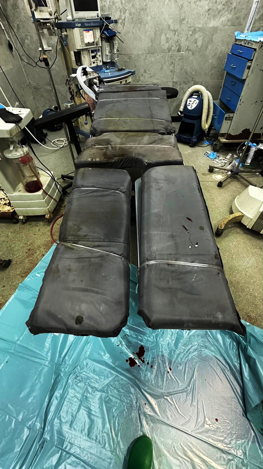 Bilder viser operasjonsbord fra ruinene