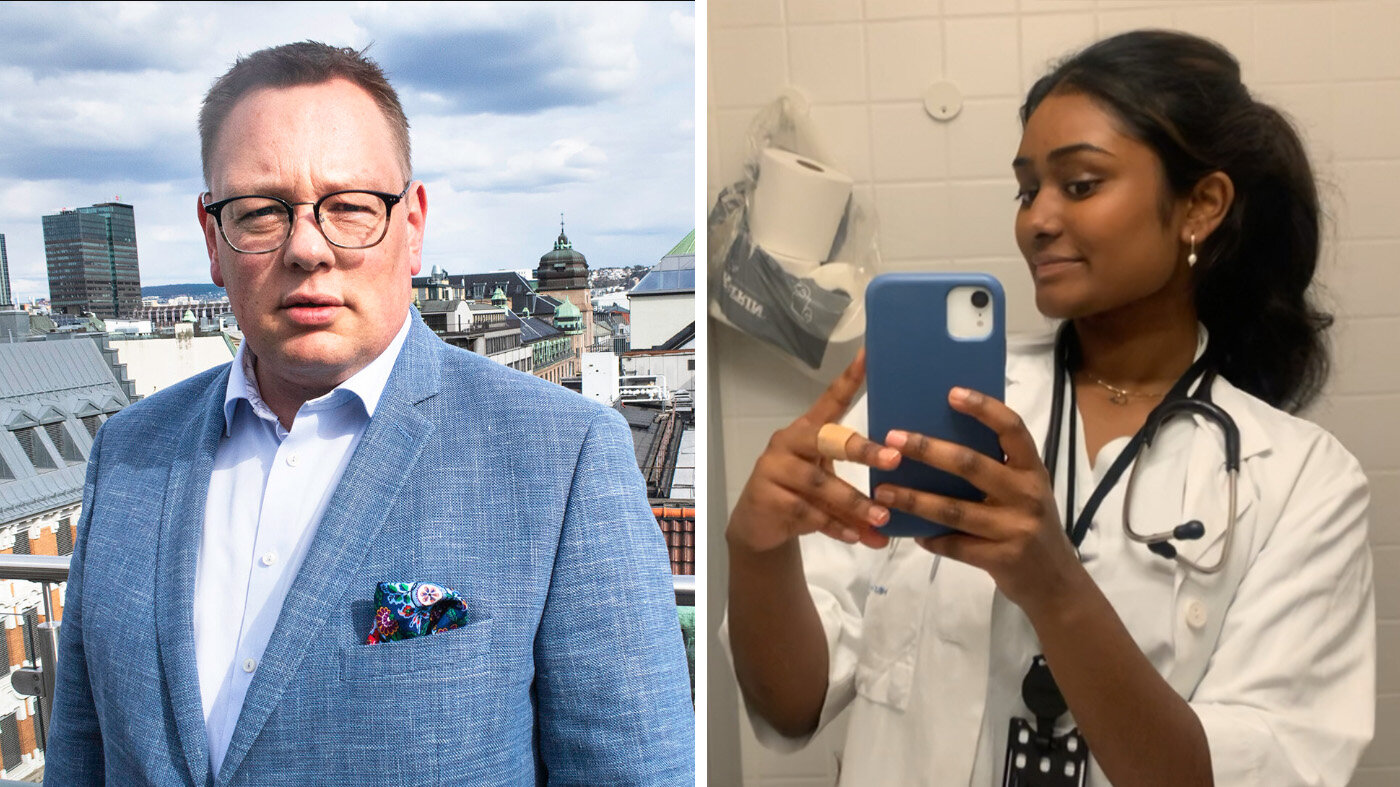 Bilde av Kai Øyvind Brenden og Saya Gajendran