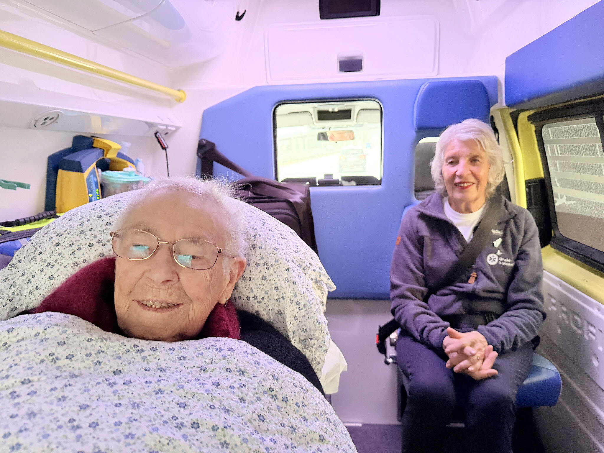 bilde av marta dortea møllerup bernssen og sykepleier Gunvor Engtrø