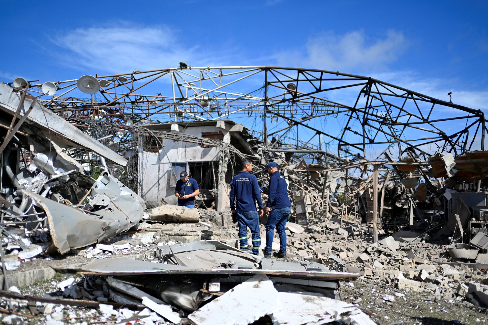 bilde av bombingen i venezuela