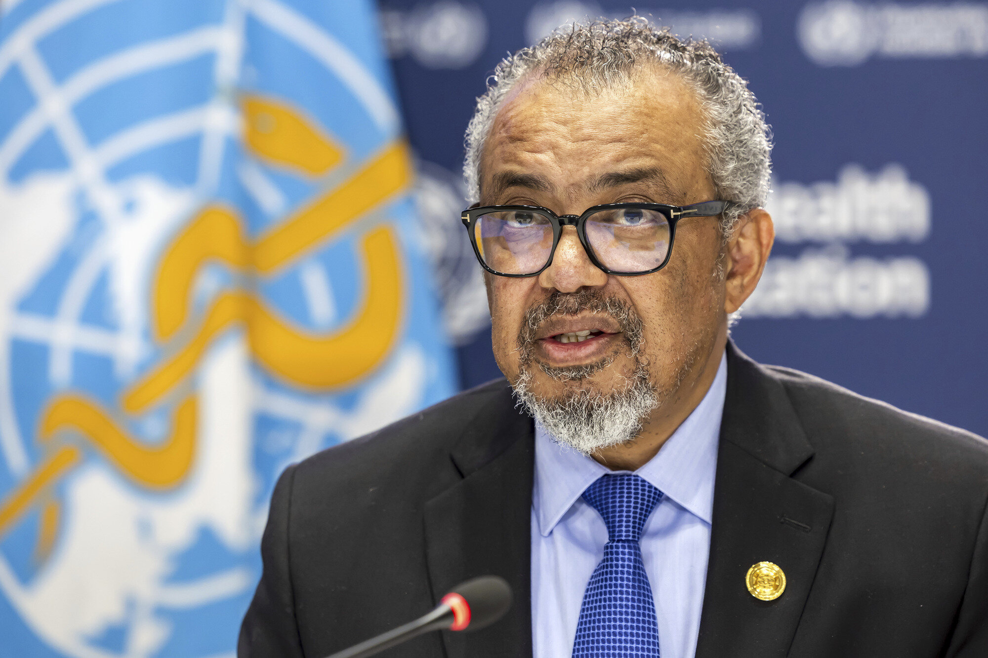 Bildet viser WHO-sjef Tedros Adhanom Ghebreyesus.