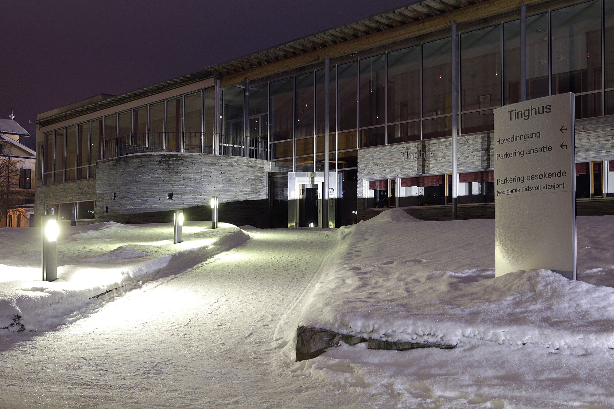 Bildet viser Eidsvoll tingrett