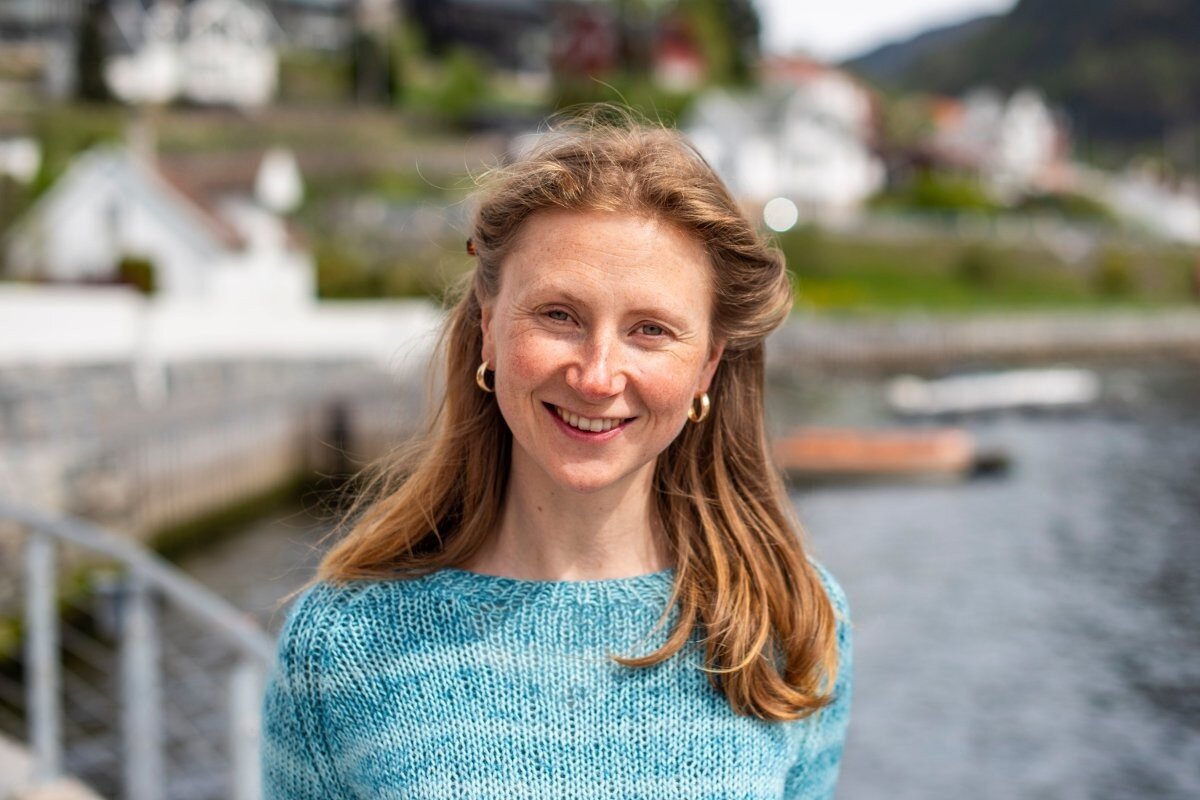 Bildet viser et portrett av Frida Steinbakk 