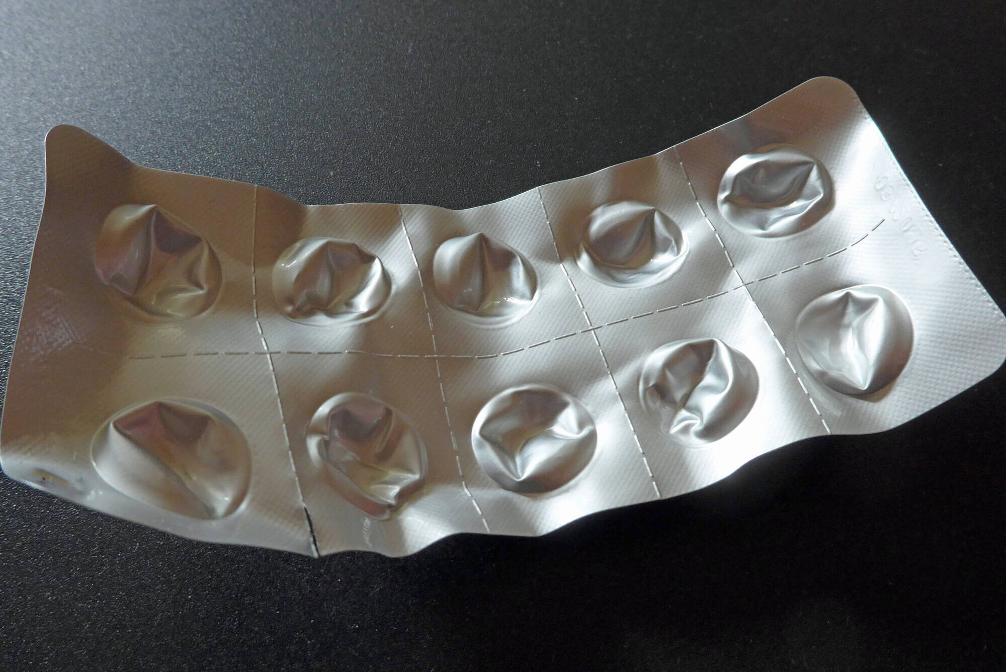 Bilde av tom pillestripe