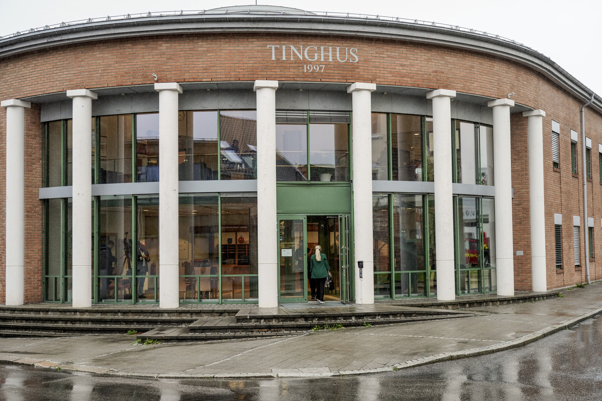 Bildet viser Søndre Østfold tingrett i Sarpsborg.