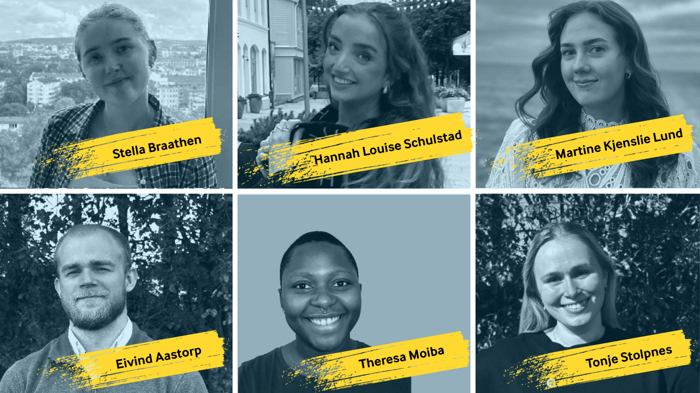 Bildet viser sykepleierstudenter som stiller til valg