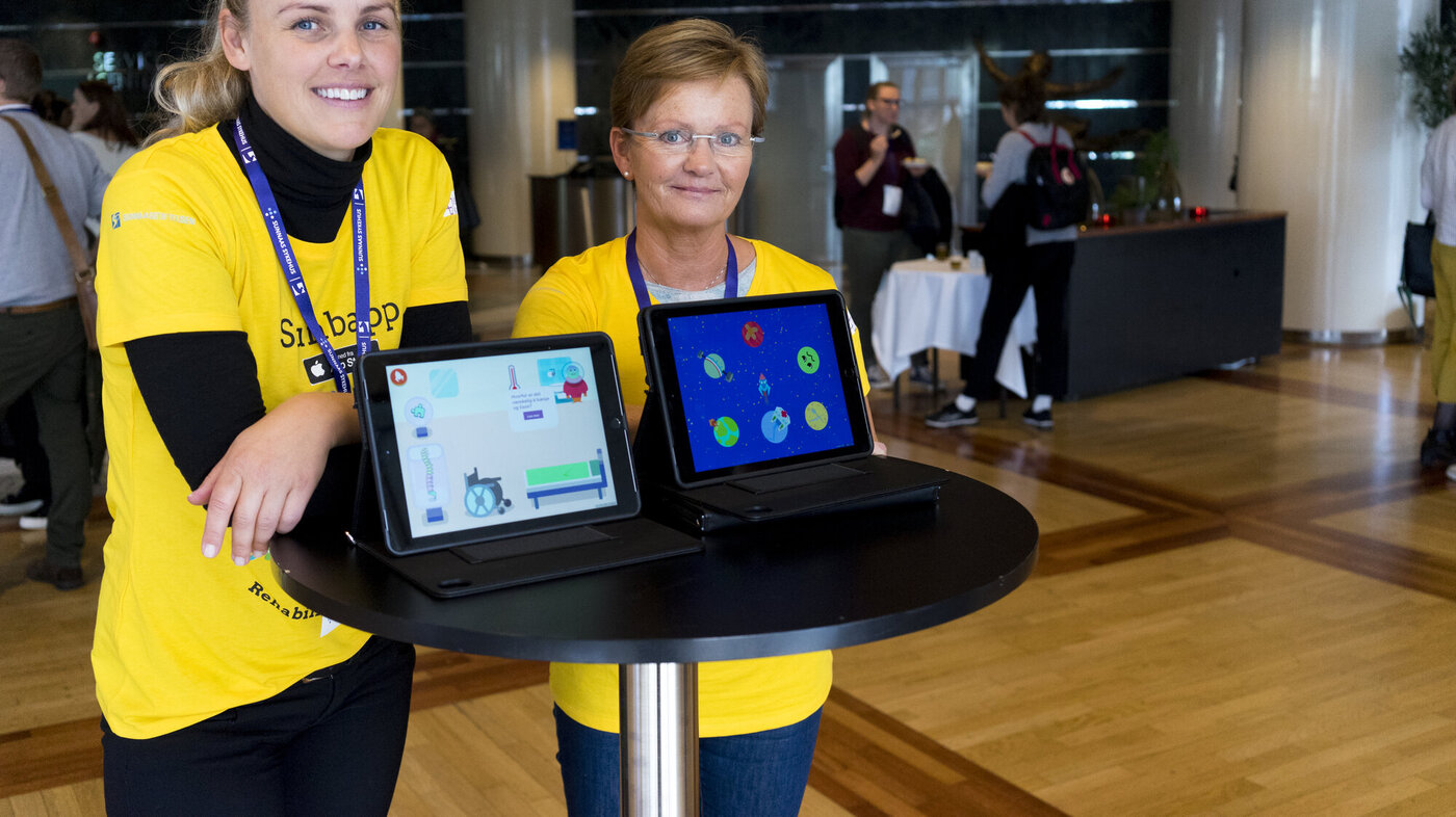 Bildet viser Lene Mosberg og Merete Karsrud