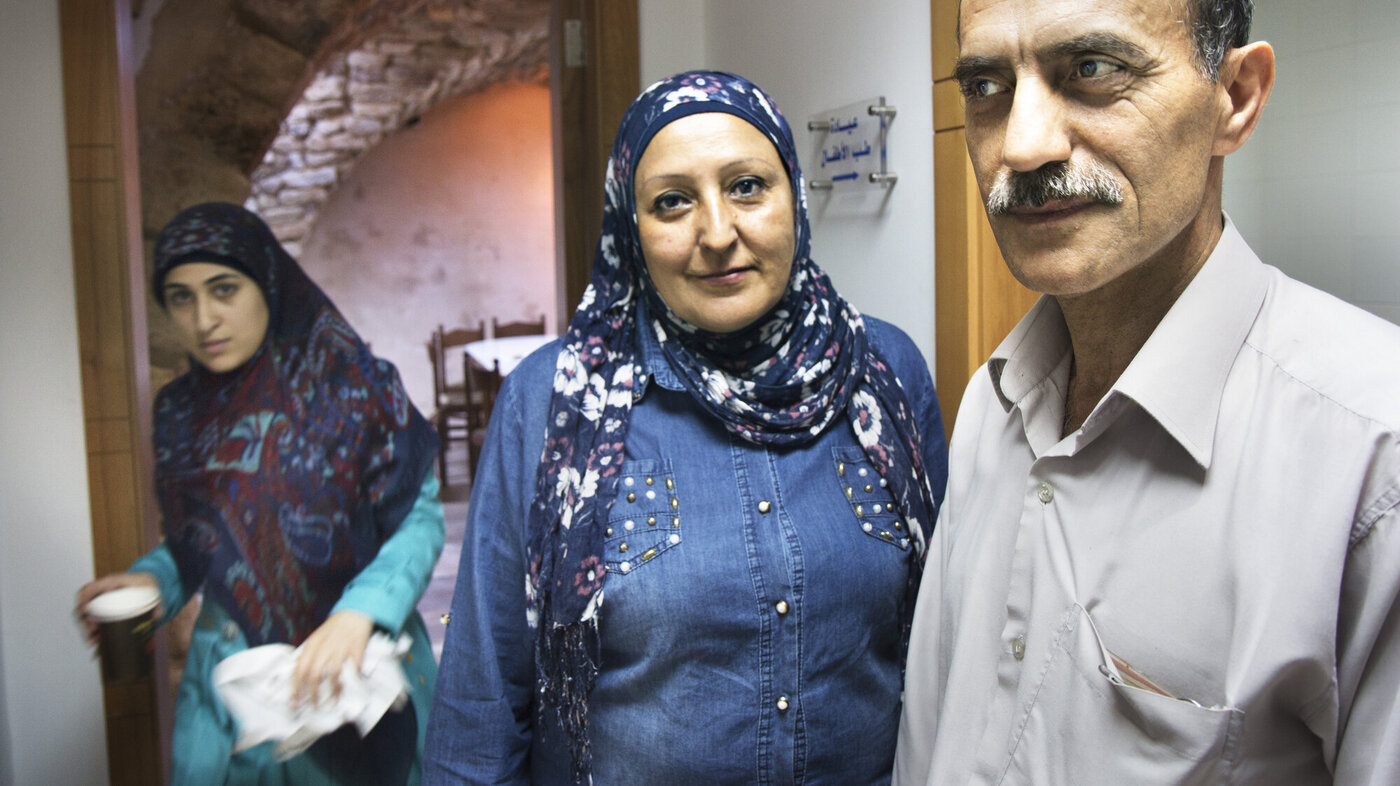 Hjelpere på medisinsk klinikk i Saida, Libanon