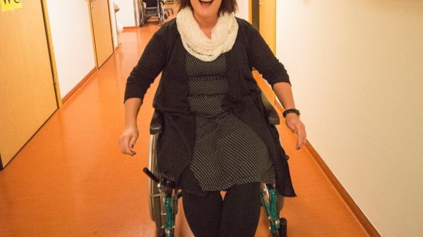 Astrid i rullestol
