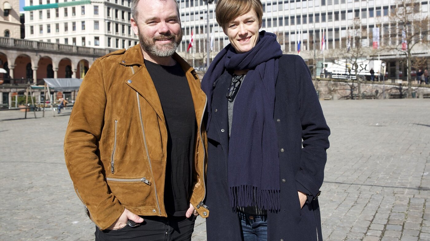 Forfatterne Bård Nylund (36) og Anette Trettebergstuen (35).