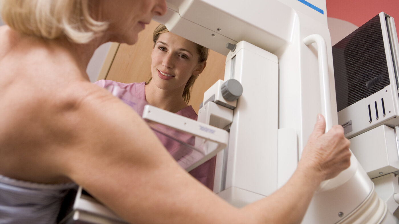 bildet viser mammografiscreening