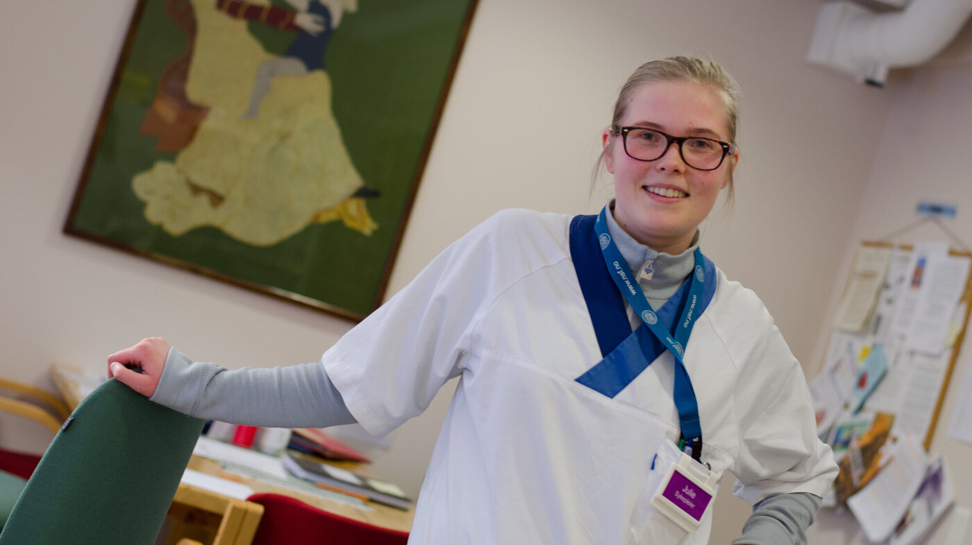 Sykepleier Julie Spånberg Husfloen i Engerdal.