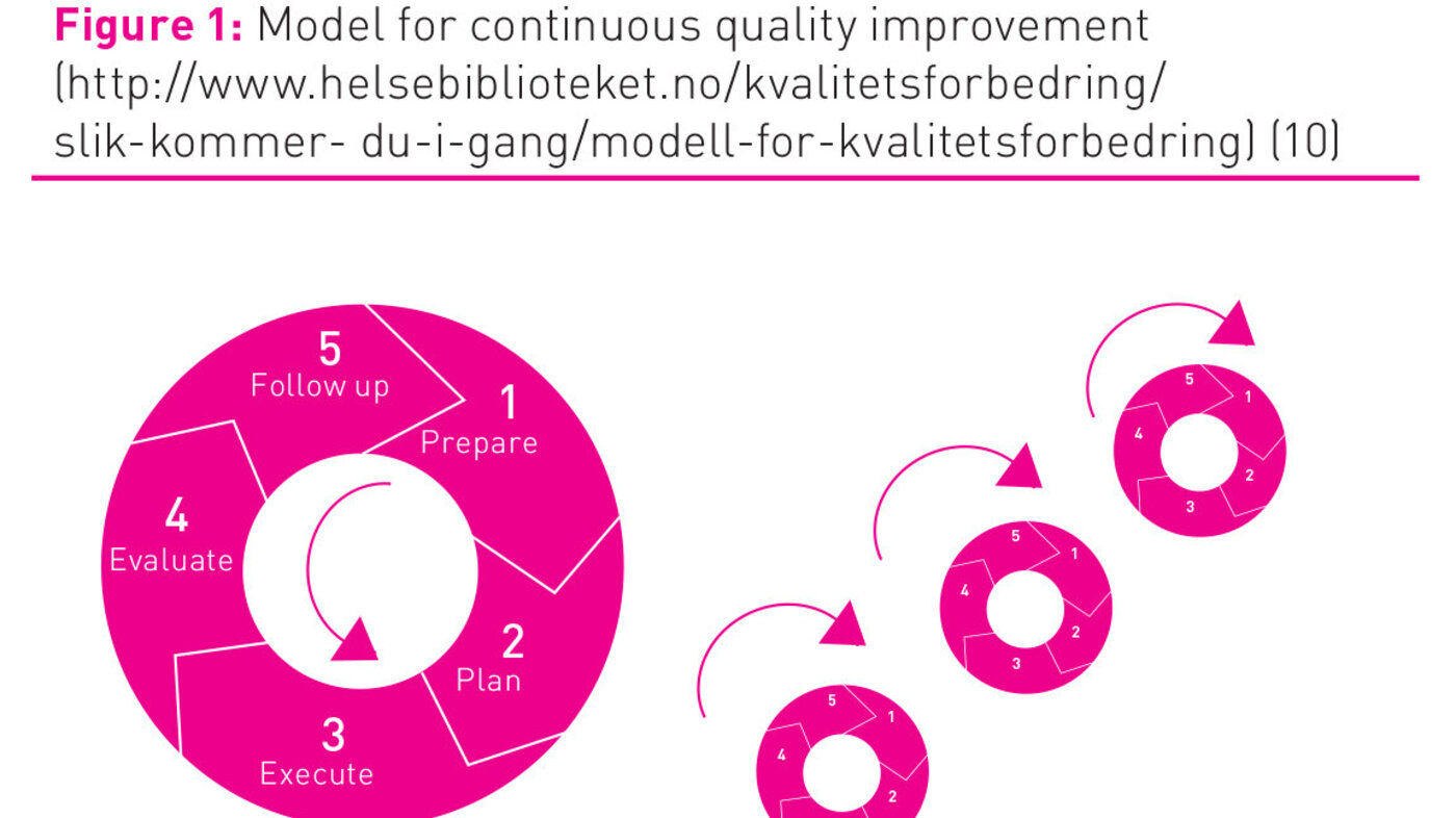 Figure 1 Figure 1: Model for continuous quality improvement