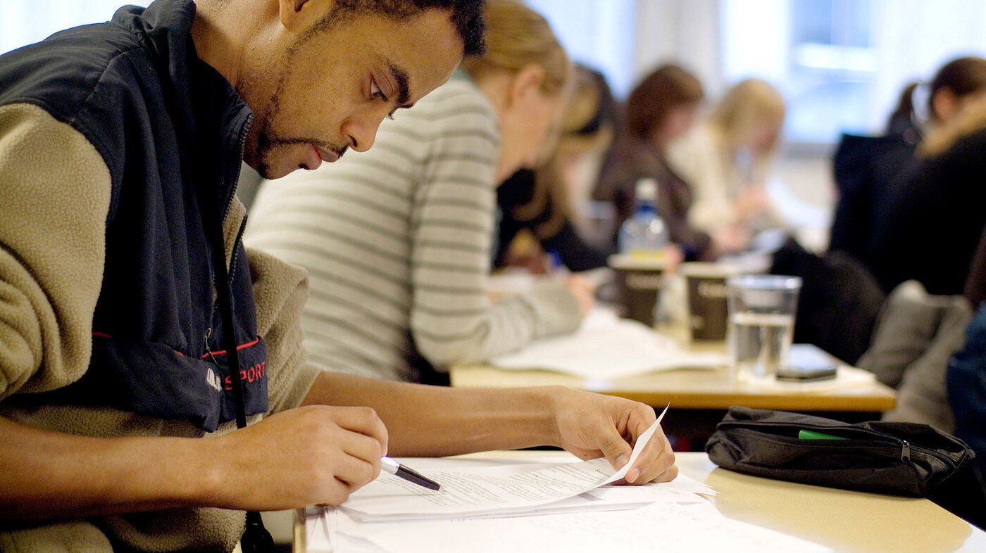 Studenter ved Høyskolen Diakonova i Oslo.