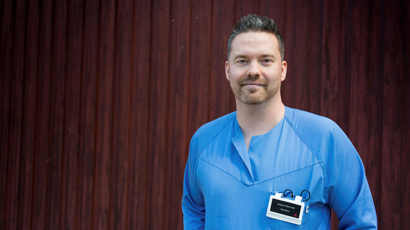 Carl Andreas Storvand, hjemmesykepleier på Nesodden