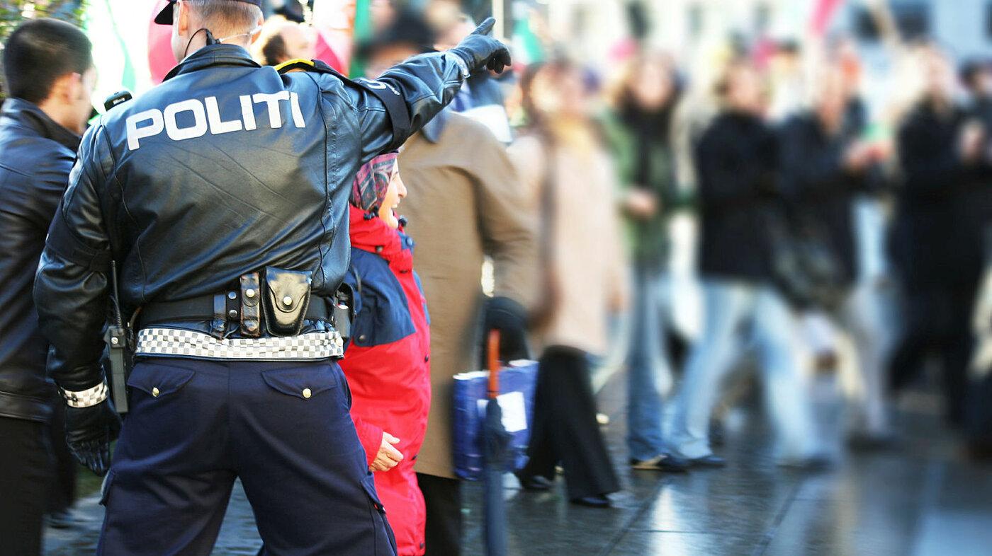 Bildet viser norsk politi