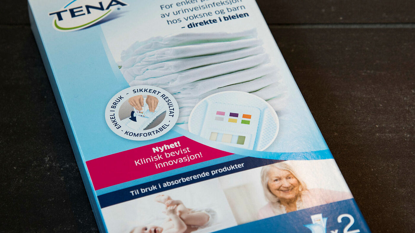 Produktbilde av Tena U-test - urinstix for bleier.