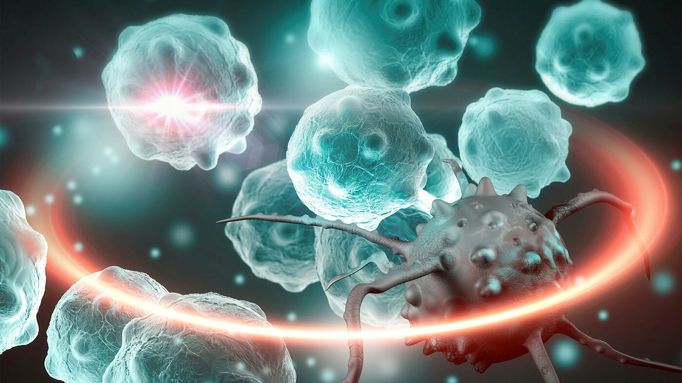 Bildet viser kreftceller