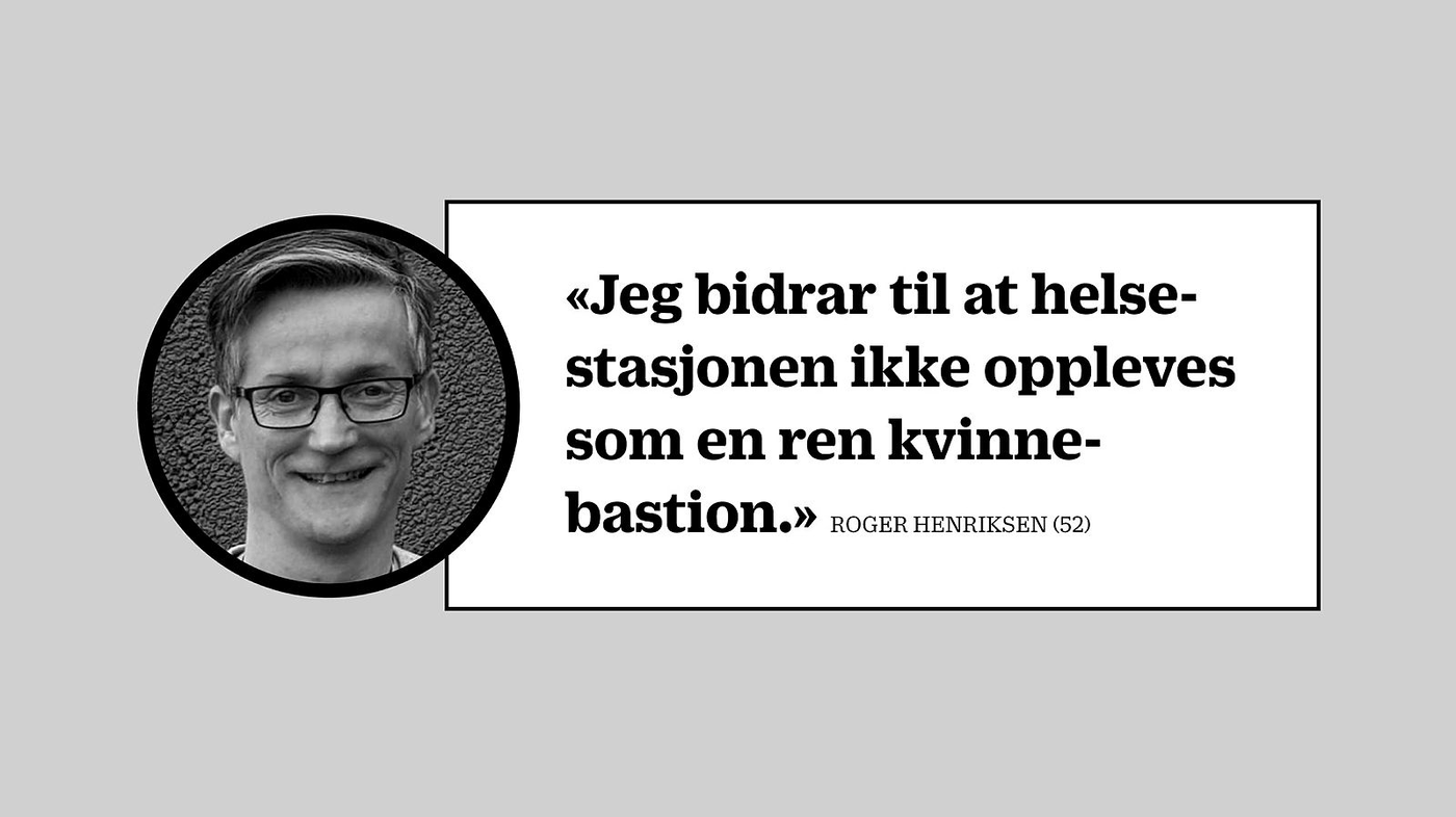 Portrett med sitat av helsesøster Roger Henriksen