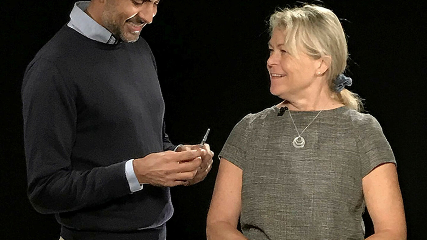 Wasim Zaid og Åse Michaelsen Wasim Zaid og Åse Michaelsen