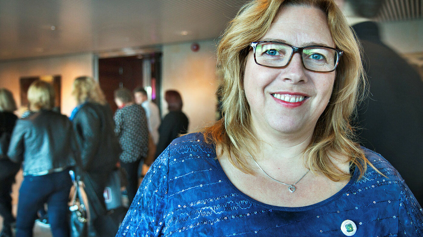 Bildet viser Line Orlund, leder av NSF Oslo