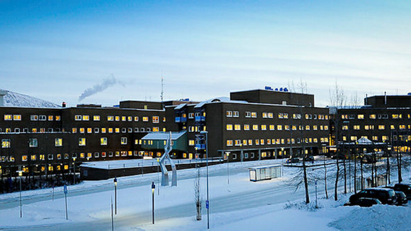 Panoramabilde av UNN i Tromsø